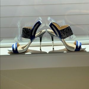 GX by Gwen Stefani Blue and Black Heels